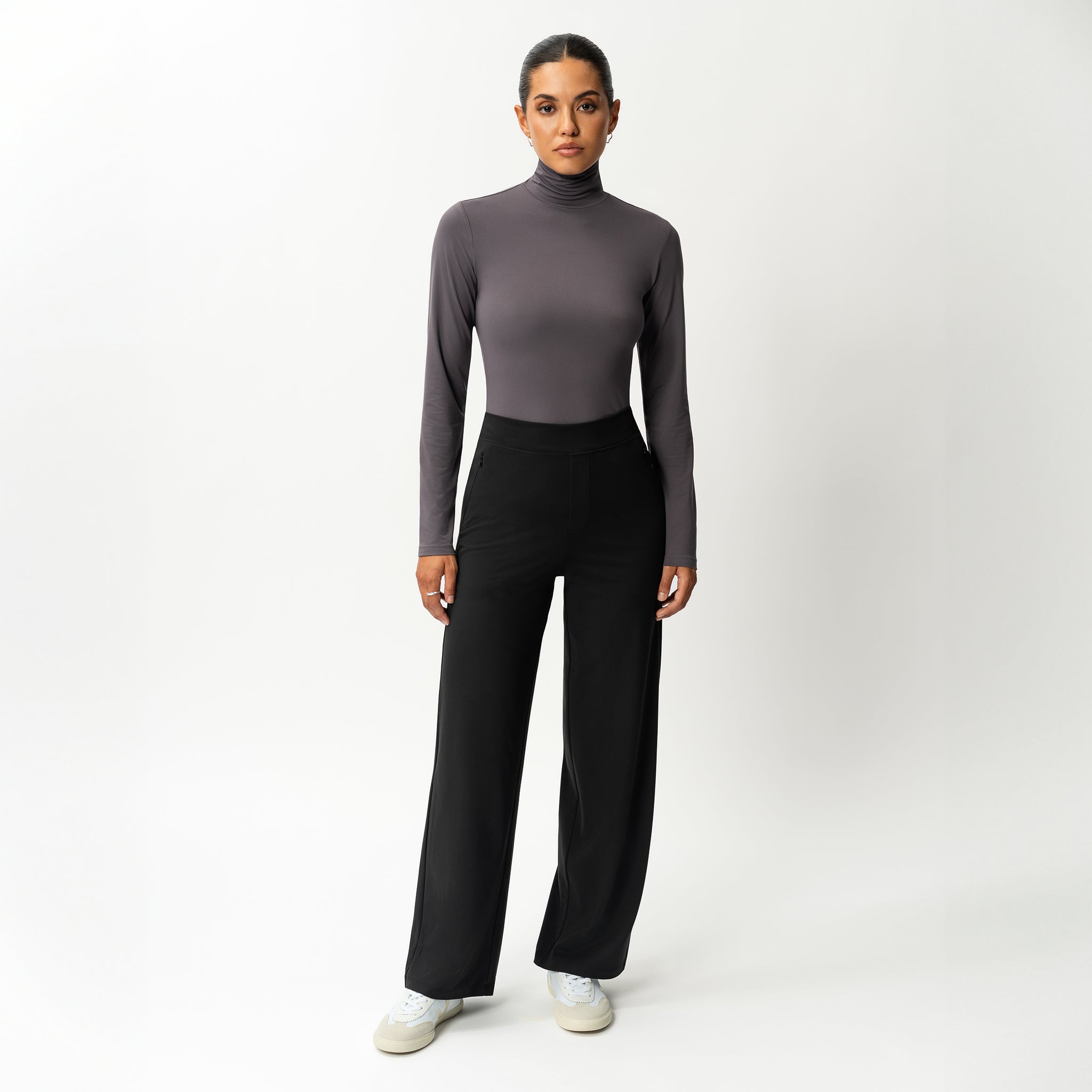 Soft Turtleneck Long-sleeve - Ninepine