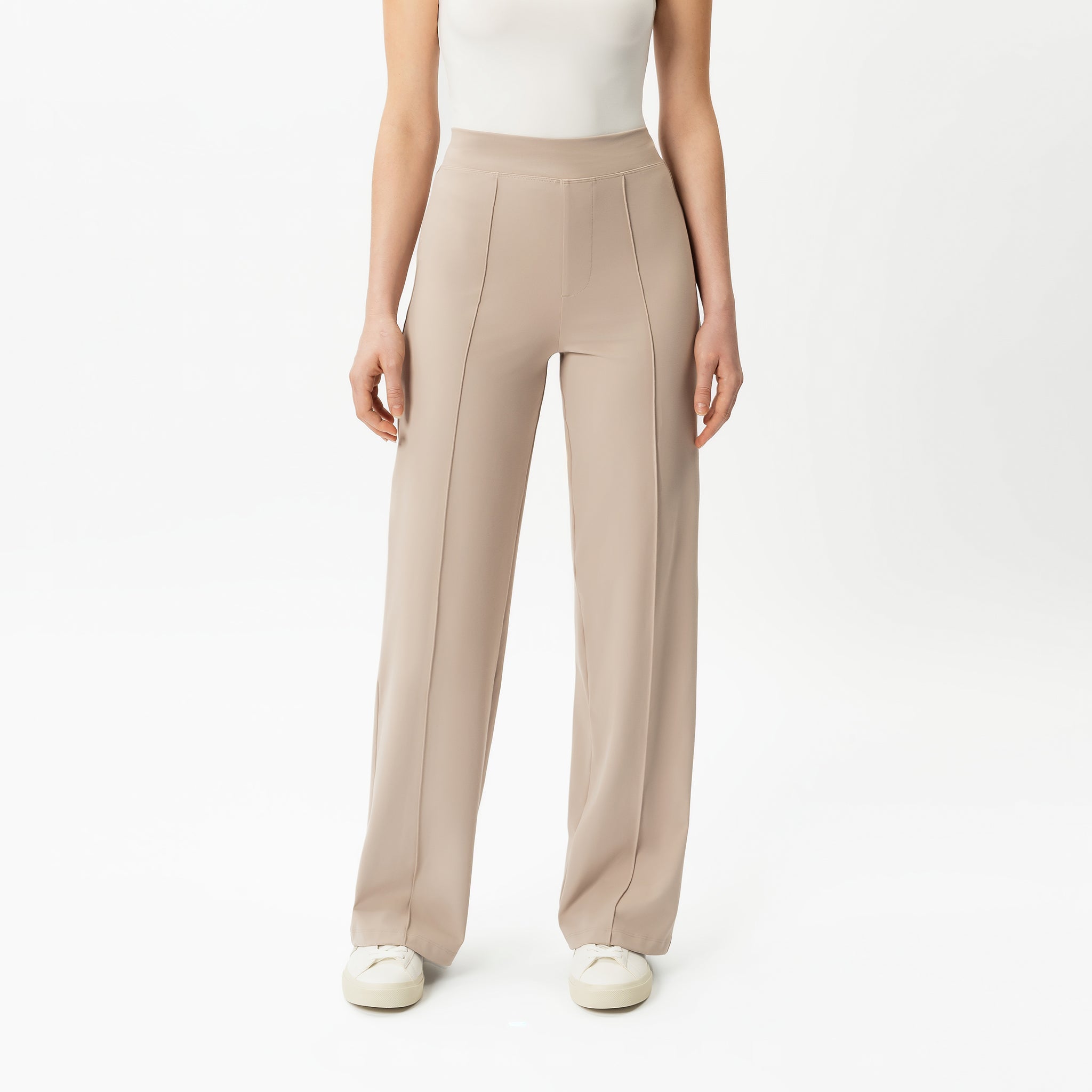 Asana Relaxed Front Crease Pant - Ninepine