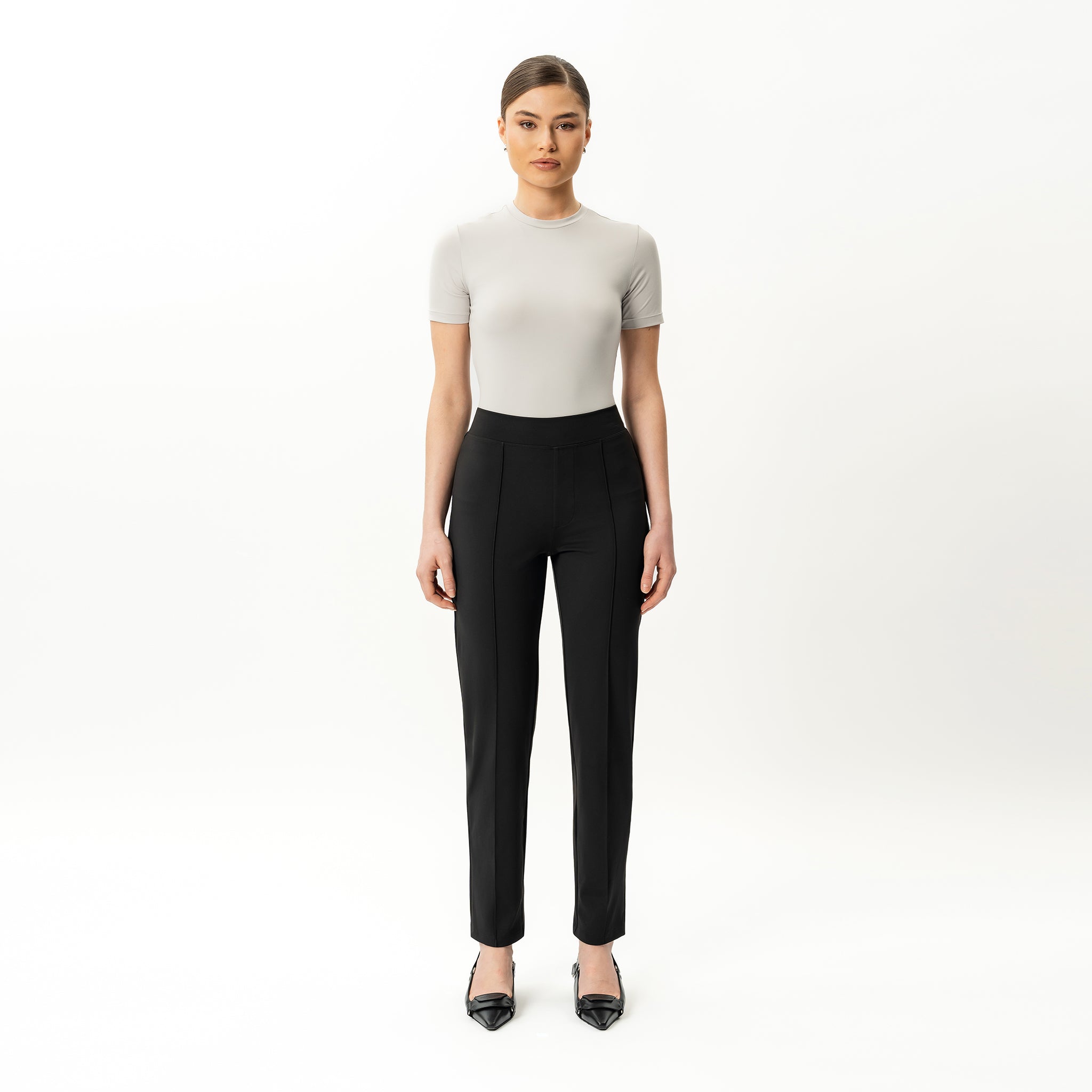 Asana Slim Front Crease Pant - Ninepine