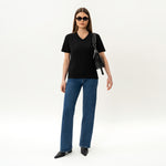 V-neck Pima T-shirt - Ninepine
