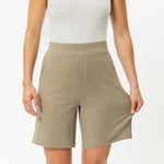 Light Ponte Shorts - Ninepine