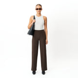Asana Relaxed Front Crease Pant - Ninepine