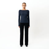 Soft Boatneck Long-sleeve - Ninepine