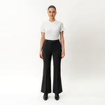 Crepe Bootcut Trouser - Ninepine