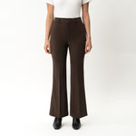 Crepe Bootcut Trouser - Ninepine