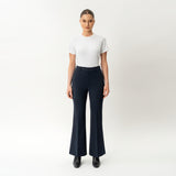 Crepe Bootcut Trouser - Ninepine