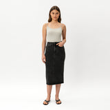Stretchy ComfortDenim™ Skirt - Ninepine