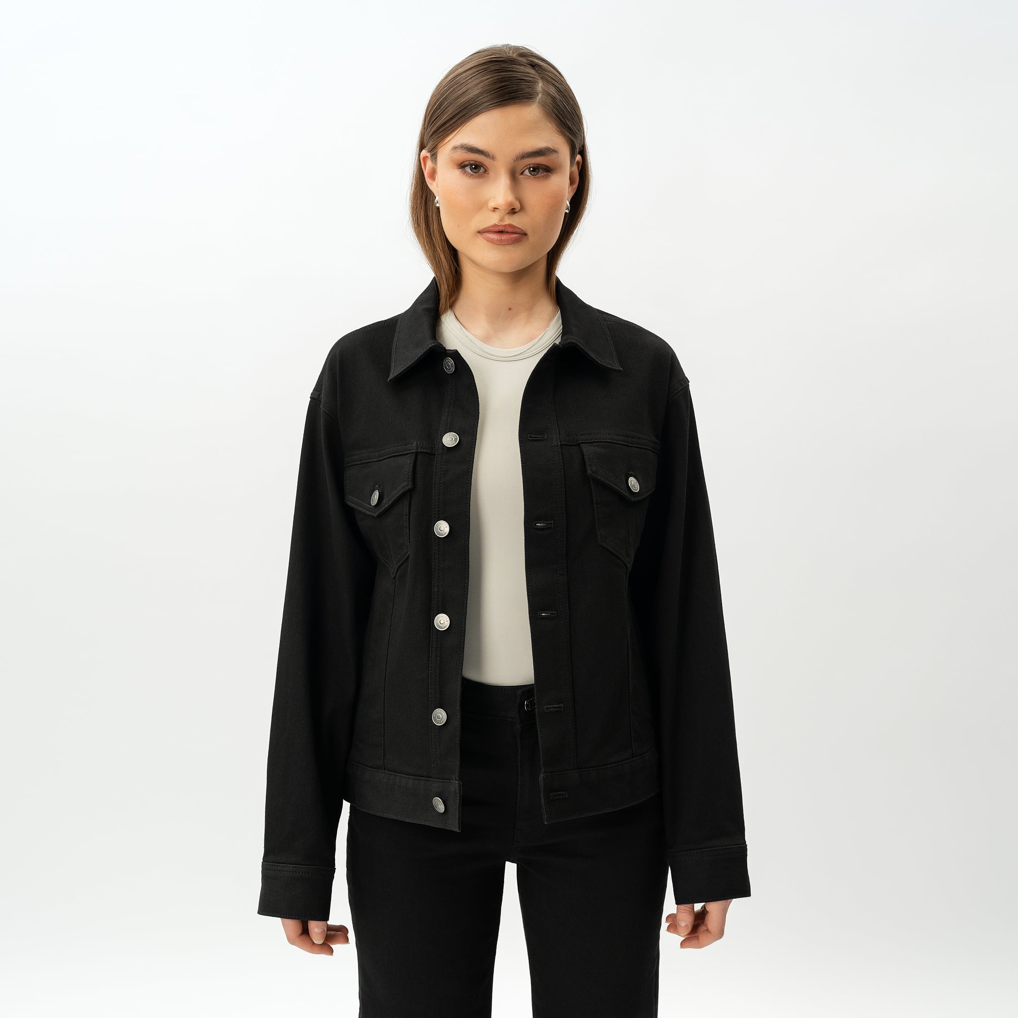 Stretchy ComfortDenim™ Jacket - Ninepine