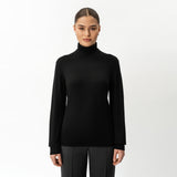 Merino Wool Relaxed Turtleneck - Ninepine