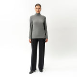 Merino Wool Relaxed Turtleneck - Ninepine
