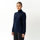 Merino Wool Relaxed Turtleneck - Ninepine